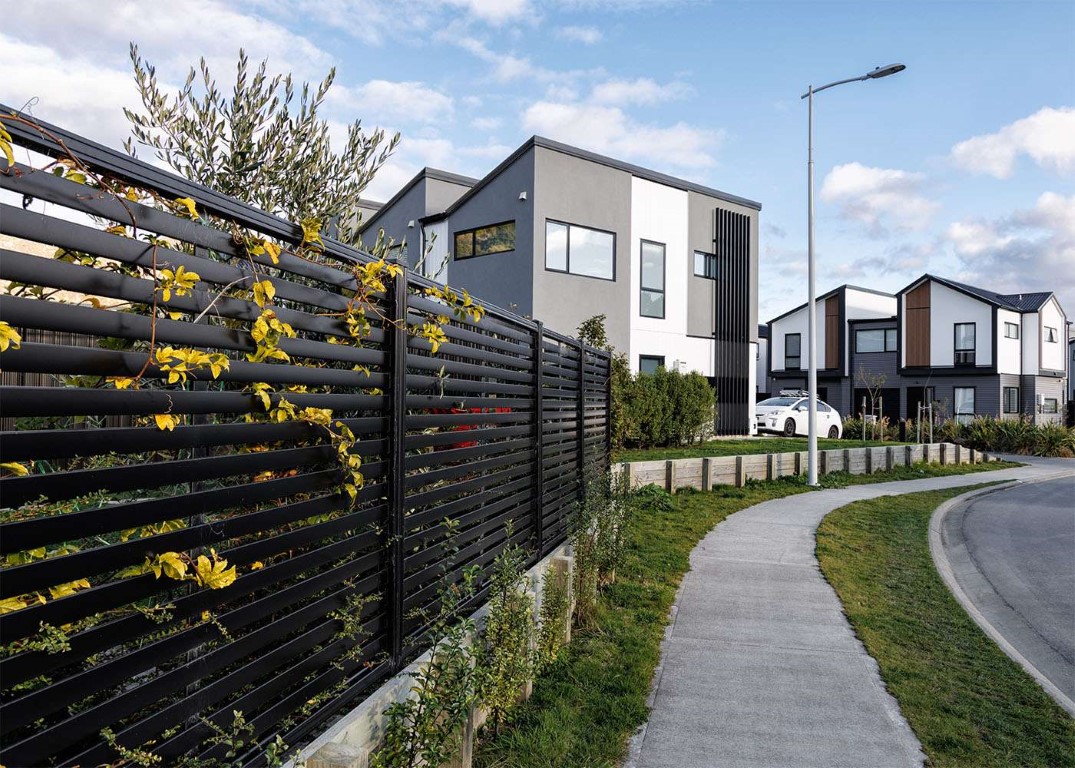 ColourSlat Steel - Johnson Fencing Christchurch project